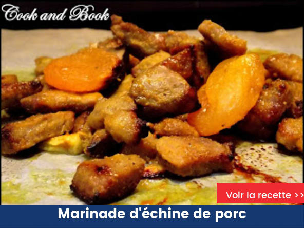 Marinade d'échine de porc